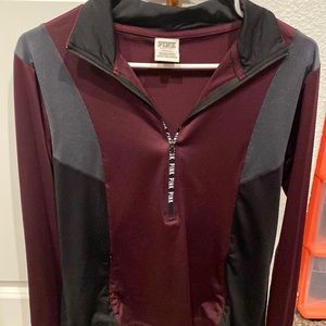 Victoria secret pink half zip